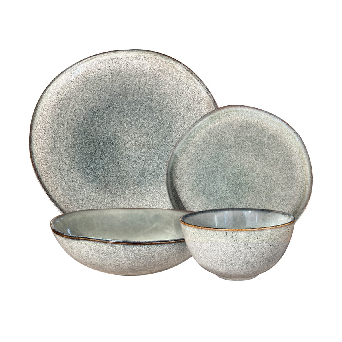 Mova - Set Vajilla 24 Piezas Cerámica Línea Laos