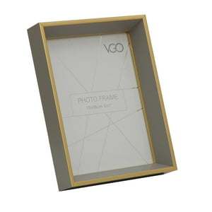 Vgo - Marco Mad Comb C/ Lineas Dor Gris 10X15