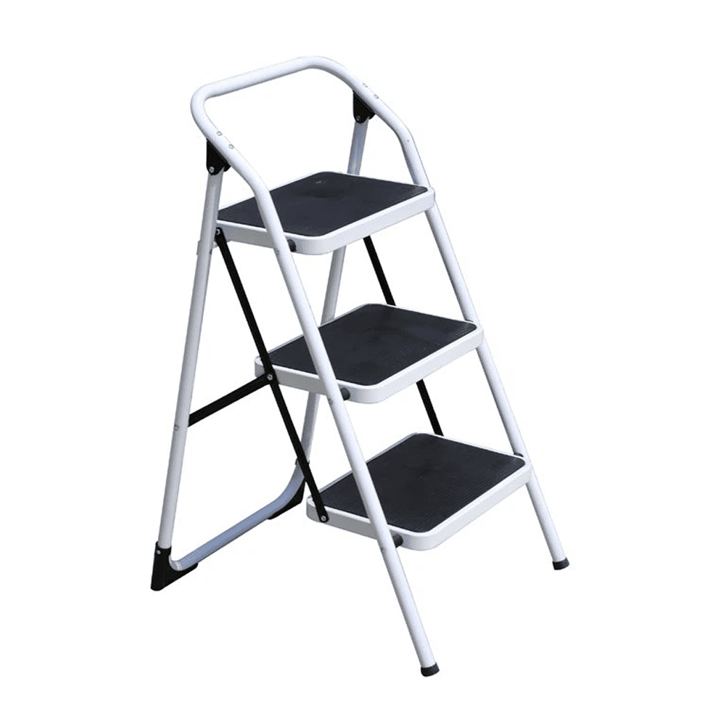 Escalera Plegable Qrubber De 3 Peldaños