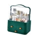 thumbnail image 3 of Cajas De Almacenamiento De Escritorio Contenedor Unidad De Almacenamiento De Cosméticos A Prueba De Polvo Para El Hogar Vanity Green, 3 of 5