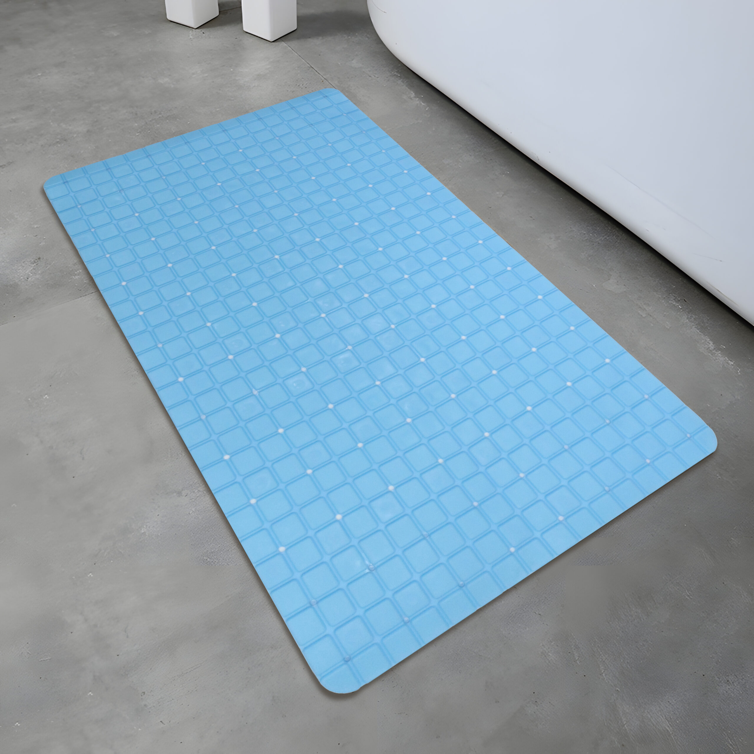 Zahr - Piso De Baño Pvc Rctangular Colores Antideslizante Y Adeherente