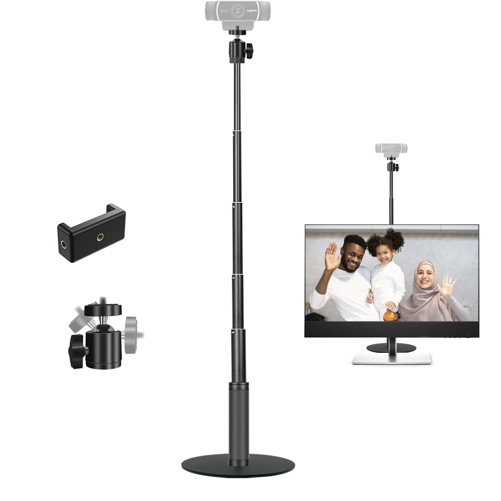 Soporte De Cámara Web Jcwiny 28 Cm Para Logitech C922 C930e C920s C920