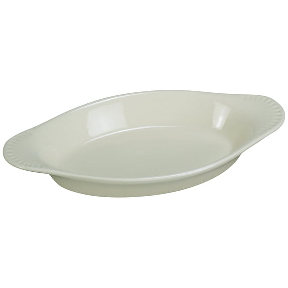 Welsh Rabbit Crock Yanco CO-12-W, ovalado, 360 ml, blanco, paquete de 36