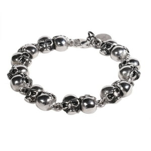 Brazalete Hombre Gino Rodinis B520 | Plateado