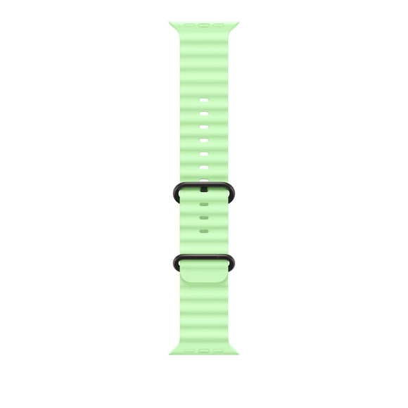 Correa Apple Ocean para reloj 49mm verde neón titanio