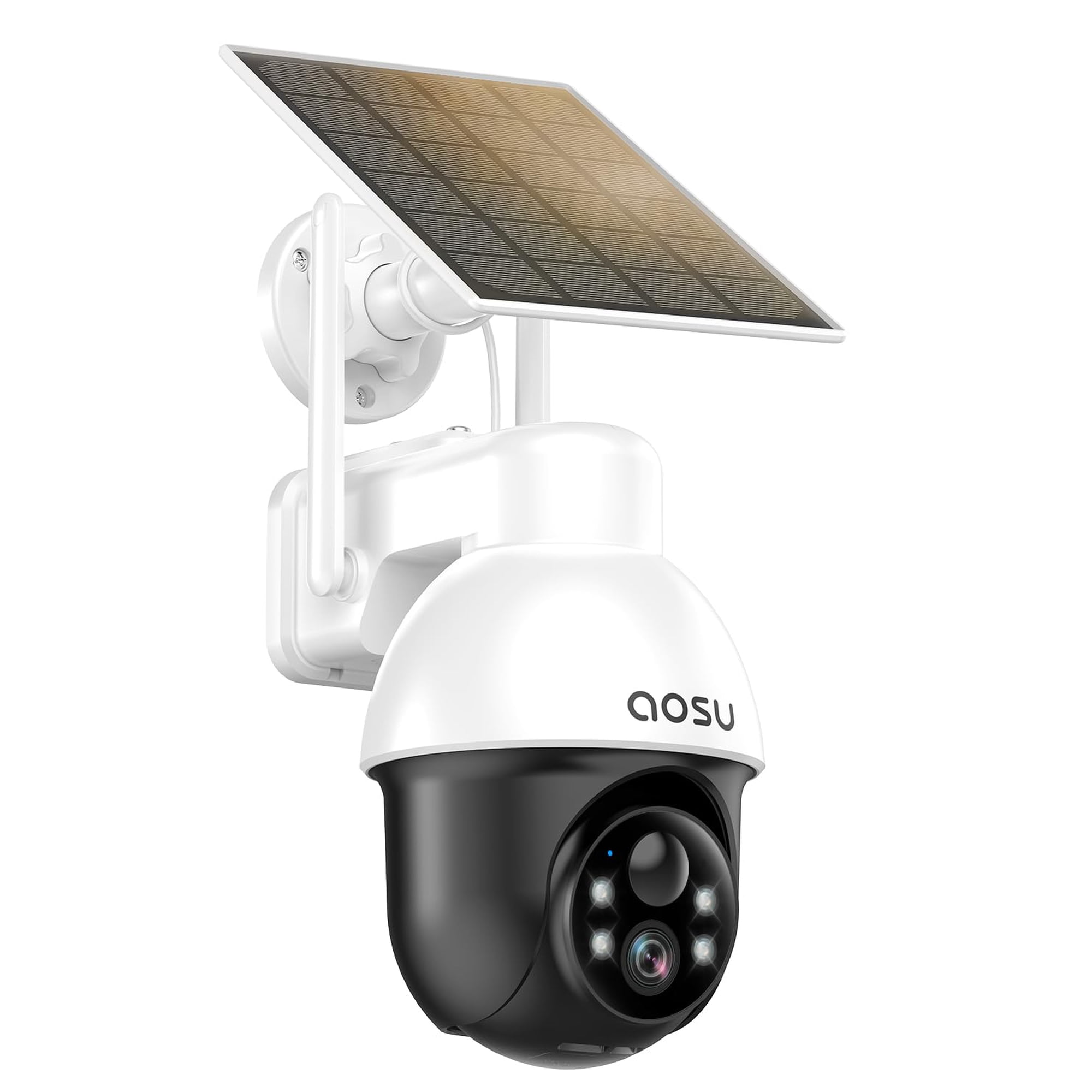 Aosu - Cámara De Seguridad Solar Wireless Outdoor 2k Con Ptz Alexa