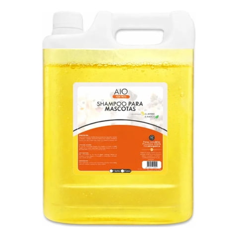 Aio - Shampoo Mascotas Avena & Matico 5 Lts Pieles Sensibles