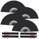 thumbnail image 4 of Ventilador Plegable Grande 4x, Ventilador De Mano De Tela De Nailon Plegable Chino / Japonés, Para Mujeres, 4 of 5