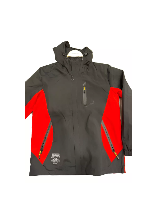 Genérico - Chaqueta Cortaviento Deportiva Ultra Liviana Micropolar Negro, Talla Xs