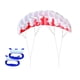 thumbnail image 1 of Entrenador Kite de Potencia Kitesurf Kiteboarding Paracaídas Rojo y Blanco, 1 of 3