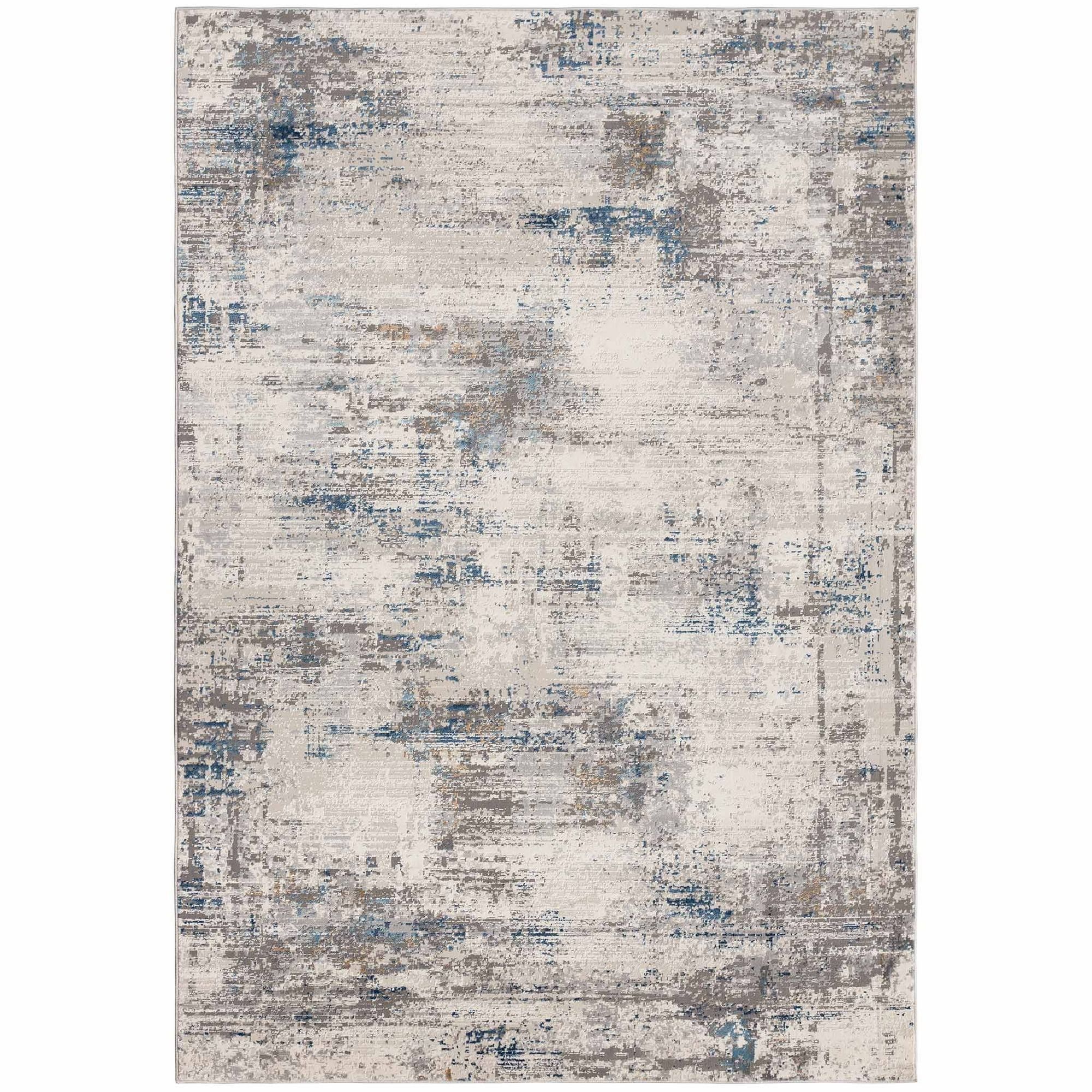 Deco2day - Alfombra Bergen C - 200 X 290 Cm - Beige / Gris / Azul