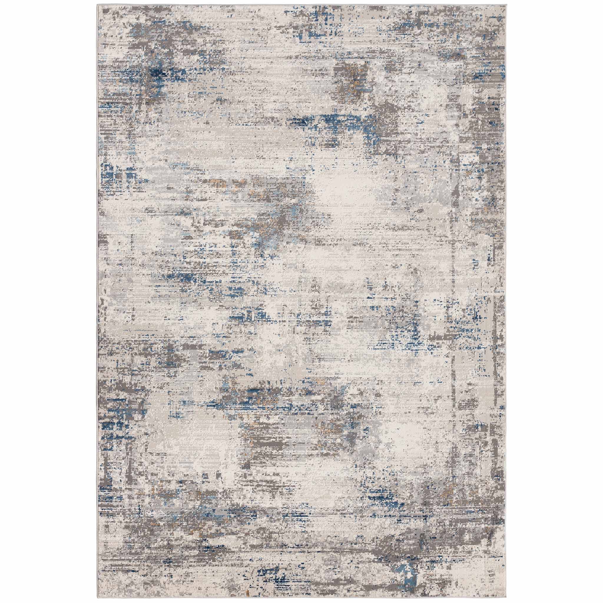 Deco2Day - Alfombra Bergen C - 250 X 350 Cm - Beige / Gris / Azul