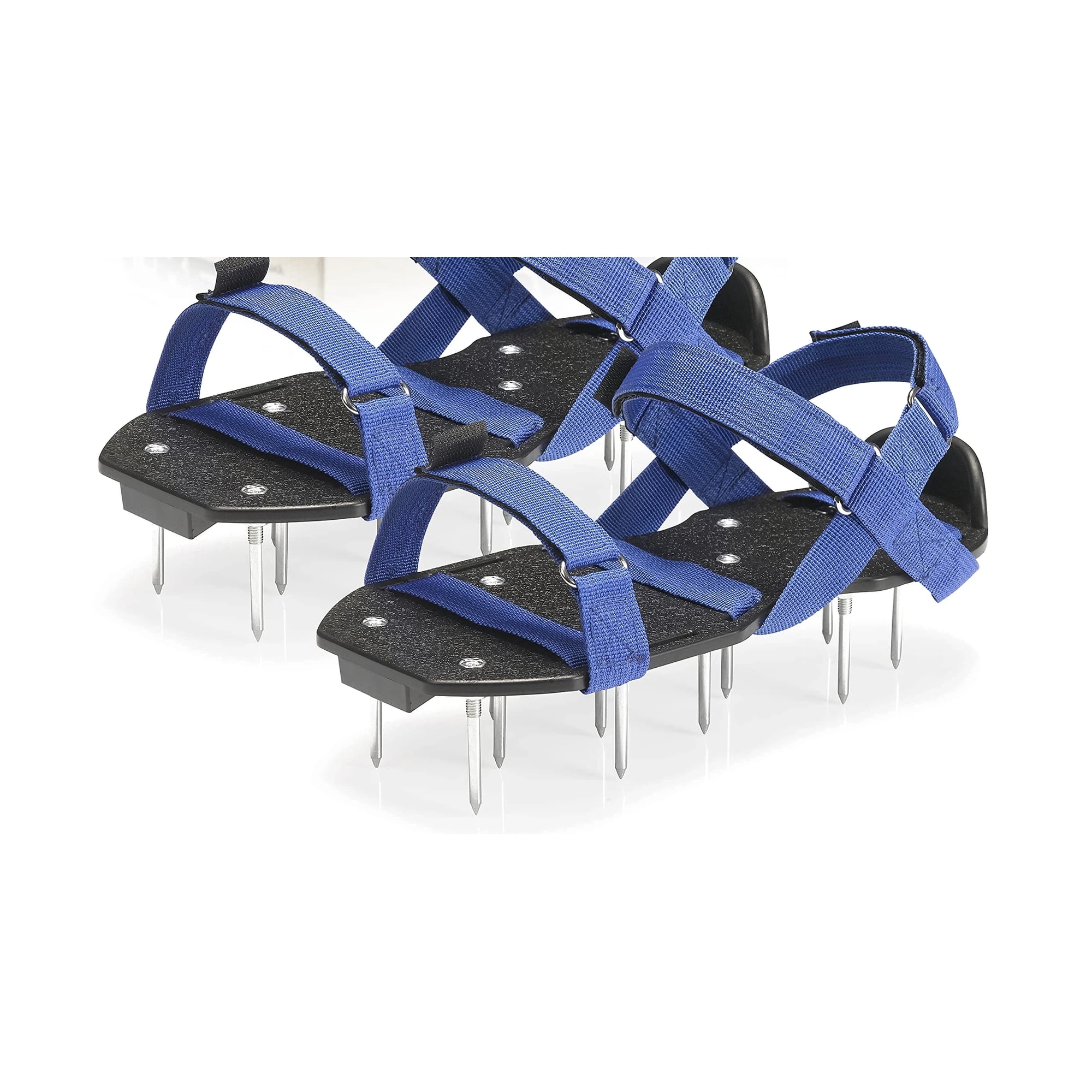 Xusx111 - Aerador De Césped Con Correas Ajustables - Para Aeración De Césped O Como Zapatos De Tornillo - Zapatos De Aerador De Césped Como Herramienta De Aerador Perfecta De Césped (suela Negra + Cor
