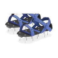 Xusx111 - Aerador De Césped Con Correas Ajustables - Para Aeración De Césped O Como Zapatos De Tornillo - Zapatos De Aerador De Césped Como Herramienta De Aerador Perfecta De Césped (Suela Negra + Cor
