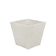 thumbnail image 2 of Set 2 Macetero Plastico Bajo Premium Base Cuadrada Conica S blanco, 2 of 7