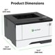 thumbnail image 5 of Impresora Lexmark MS331dn Laser Ethernet en blanco y negro, 5 of 7