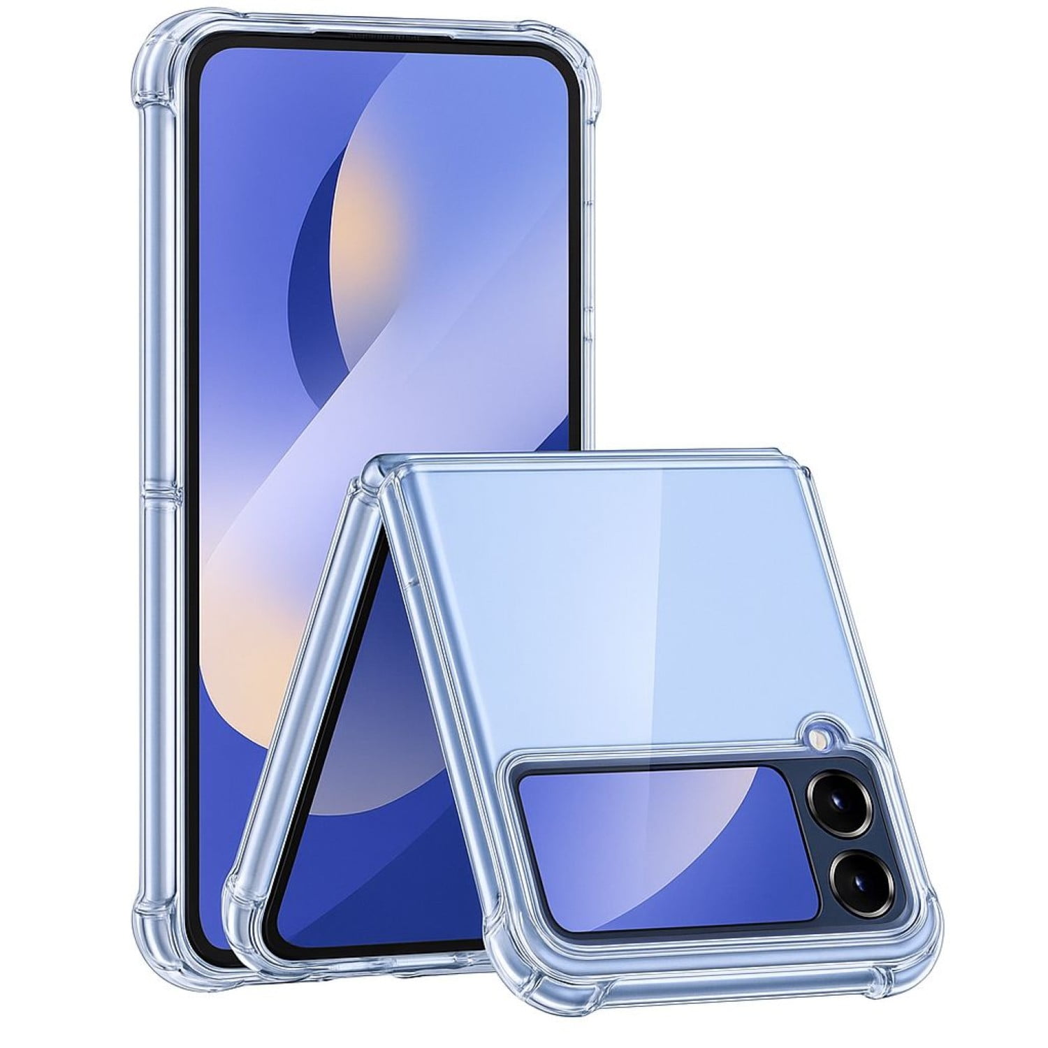 Mar Cases - Carcasa Para Samsung Z Flip 7 Fe Transparente Reforzada
