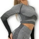 thumbnail image 2 of Conjunto de fitness de gimnasio de 2 piezas Wild Travel Negro, 2 of 3