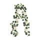 thumbnail image 5 of Guirnalda De Eucalipto De Enredaderas De Hojas Verdes Artificiales Con Flores Para Pared Navide?a, 5 of 5