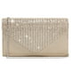 thumbnail image 1 of Bolso de noche de satén esmerilado Dasein Clutch Purse para mujer, 1 of 3