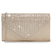 Bolso De Noche De Satén Esmerilado Dasein Clutch Purse Para Mujer