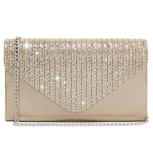 Bolso De Noche De Satén Esmerilado Dasein Clutch Purse Para Mujer