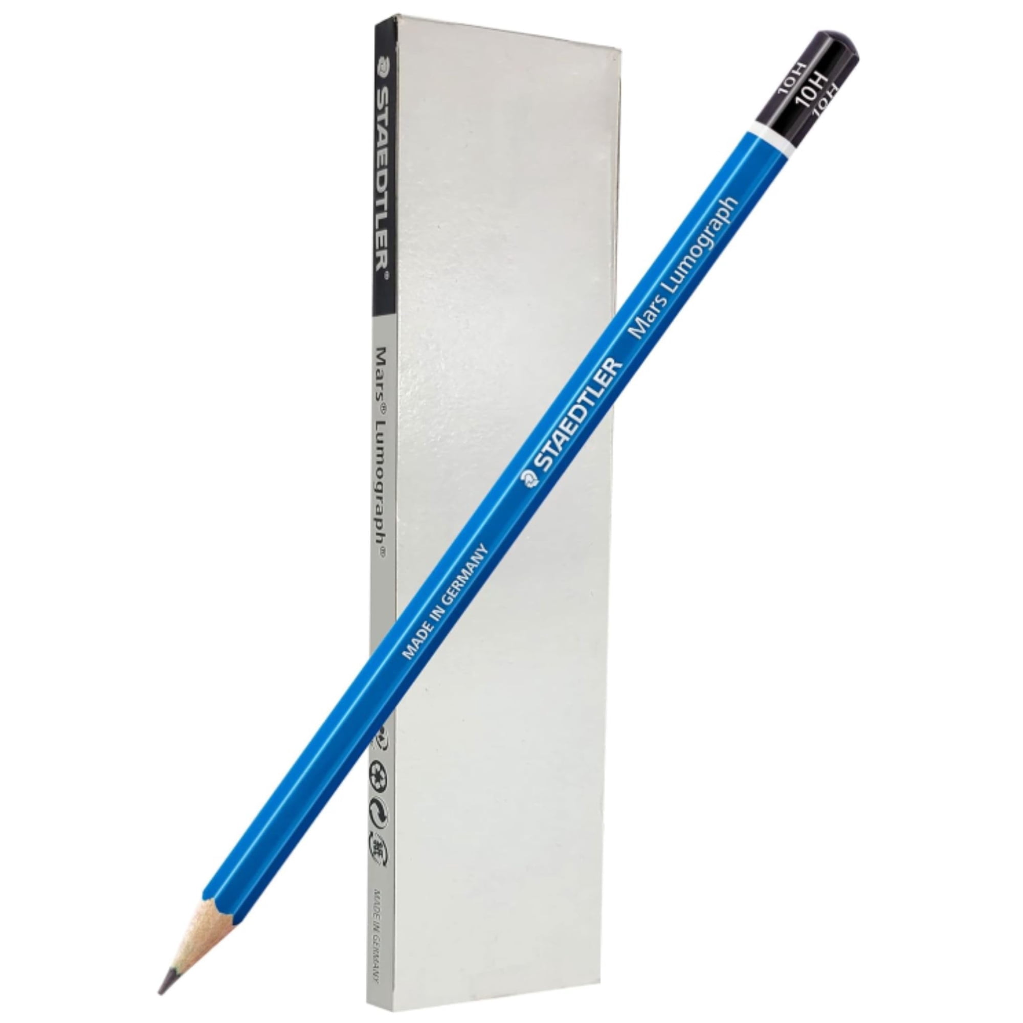 Lápiz De Dibujo Staedtler Mars Lugraph 10h Graphite, Paquete De 6