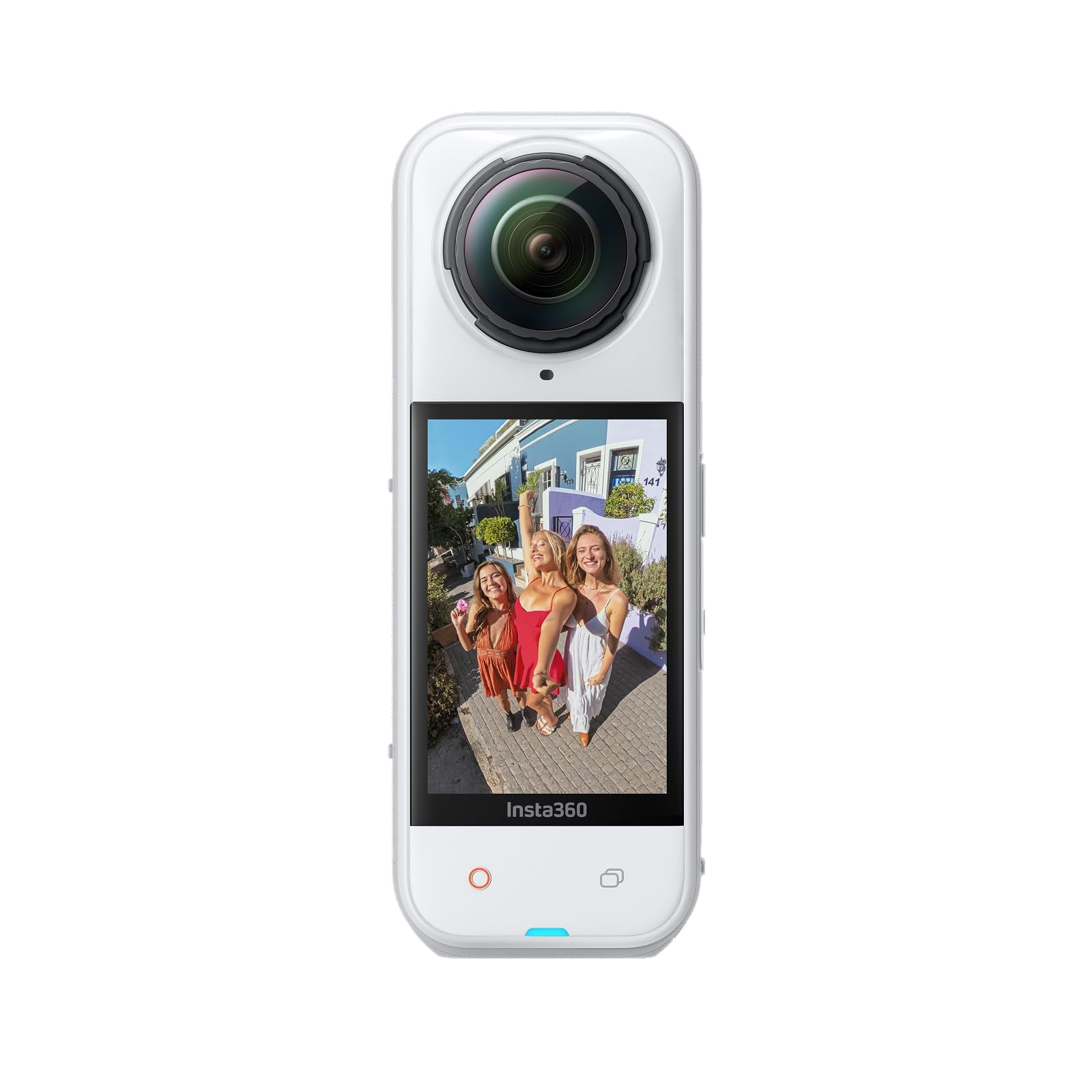 Cámara De Acción Insta360 X5 Blanco Satinado Impermeable 8k 360°