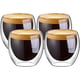 thumbnail image 1 of Set 4 Tazas Espresso Doble Pared 150ml Frio Caliente Sin Asa, 1 of 7