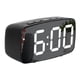 thumbnail image 4 of Despertador LED Digital Dormitorio Espejo Superficie Snooze Cabecera Espejo Negro, 4 of 5