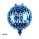 thumbnail image 5 of Set de globos de Chaungfu para fiesta de 15 cumpleaños, 11 unidades, tema azul, 5 of 6