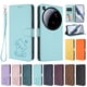thumbnail image 3 of Xiaomi 15 Ultra Funda Billetera con Ranuras para Tarjetas, Verde Claro, 3 of 6