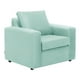 thumbnail image 2 of Sofa Kendy 1c Felpa 30 Verde Agua, 2 of 5