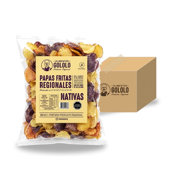 Pack 5 Papas Nativas Gololo 185 g
