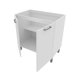thumbnail image 4 of Mueble Cocina Base Para Lavaplatos 2 Puertas (Sin Lavaplatos) Blanco, 4 of 6