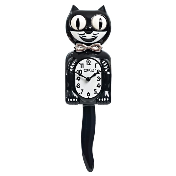 Clock Kit-Cat Tuxedo Edición Limitada Aniversario Negro