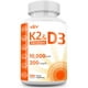 thumbnail image 1 of Suplemento De Vitamina D3 K2 10 000 Ui D3 200 Mcg K2 300 Cápsulas, 1 of 3