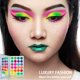 thumbnail image 2 of Paleta de sombras de ojos con purpurina de neón Afflano que brilla en la oscuridad, 2 of 9