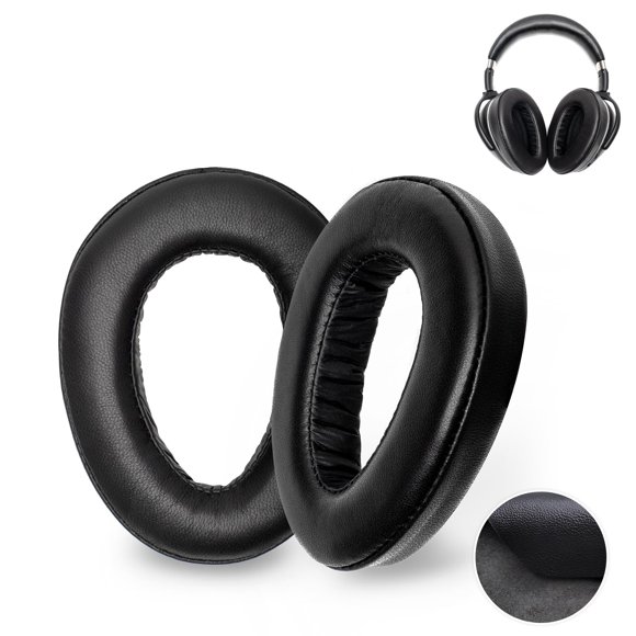Almohadillas de cuero de oveja Voarmaks para Sennheiser PXC550