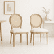 thumbnail image 2 of Pack de 2 Sillas de Comedor Madera Acolchada Luis XV, 2 of 4