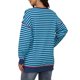 thumbnail image 3 of INSPIRE CHIC Top de Trabajo de Maternidad para Mujeres Suéter a Rayas Suéter de Otoño Invierno Jersey Elástico de Manga Larga Camisa de Oficina L Azul Denim, 3 of 5