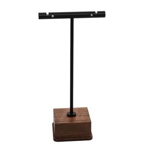 Ioensy - Soporte De Exhibición De Pendientes, Soporte De Encimera Para Anillos, Colgantes, Feria Comercial, Color Negro, 11,5 Cm De Alto