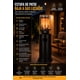 thumbnail image 5 of Estufa de Patio Baja Color Negra Calor Exterior Elegante y Funcional, 5 of 7