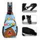 thumbnail image 3 of Hey Duggee Riñonera Bandolera con Estampado Integral para Hombres y Mujeres, Bolso Cruzado Gráfico de Tendencia, Mochila de Hombro Streetwear para Ciclismo y Deportes, Riñonera Versátil Casual, 3 of 6