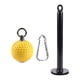 thumbnail image 3 of Dispositivo de ejercicio con pelota de tracción, agarres de sujeción, muñeca y antebrazo, con peso ajustable, para entrenamiento de fuerza, espalda, b Varilla fina de 7 cm, 3 of 5