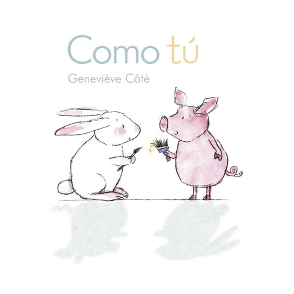 Como tú - Colección conejito y cerdito blanco