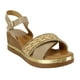 thumbnail image 3 of Sandalia New Walk Cuña Yute Camel, 3 of 6