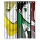 thumbnail image 1 of Cortina de ducha Durarara, juego de cortinas de baño con ganchos, tamaño 60 x 72 pulgadas, 1 of 3