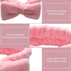 thumbnail image 3 of Diademas de belleza para mujer, extra suaves y ultraabsorbentes, cómodas para lavar el maquillaje, la ducha, el cuidado facial, el spa, banda gruesa para el cabello para niñas., 3 of 5