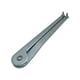 thumbnail image 2 of Llave de cara, llave de pasador, pasador de molienda duradero, 18 cm, herramientas de extracción de pasador de 4 mm, llave de pasador de hierro portát, 2 of 5